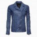 Blueish Sheep Women Leather Jacket