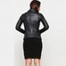 TZ FRANCINE LAMB LEATHER BLAZER