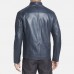 Elite Blue Men Leather Jacket