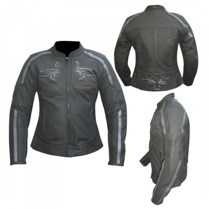 Black Rider Women Biker Jacket