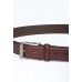 Downing polished leather finish belt