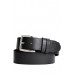 Smooth leather belt