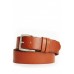 Smooth leather belt